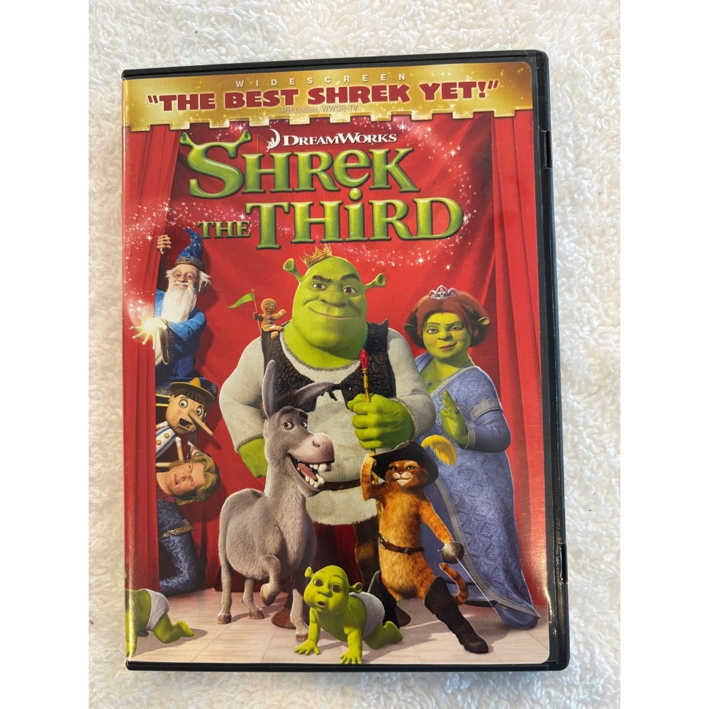 Shrek‎ the Third DVD 2007 Widescreen DreamWorks Animated Family Movie PG